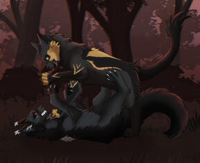 Pose and the background inspired by one of Eipril&#39;s drawings!